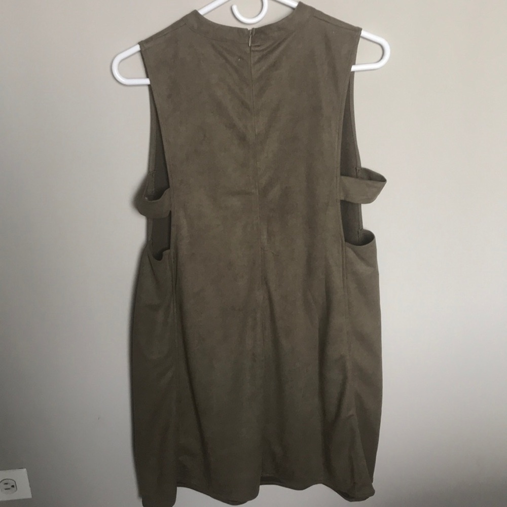 Suede Shift Dress NWT - Picture 5 of 6